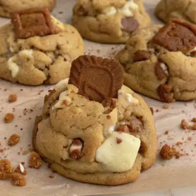 Biscoff Surprise NYC Cookies