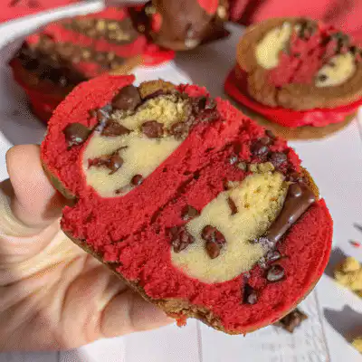 Stuffed Red Velvet Cookies Recipe