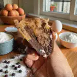 NYC Style Half Baked Cookie gooey chocolate center close-up