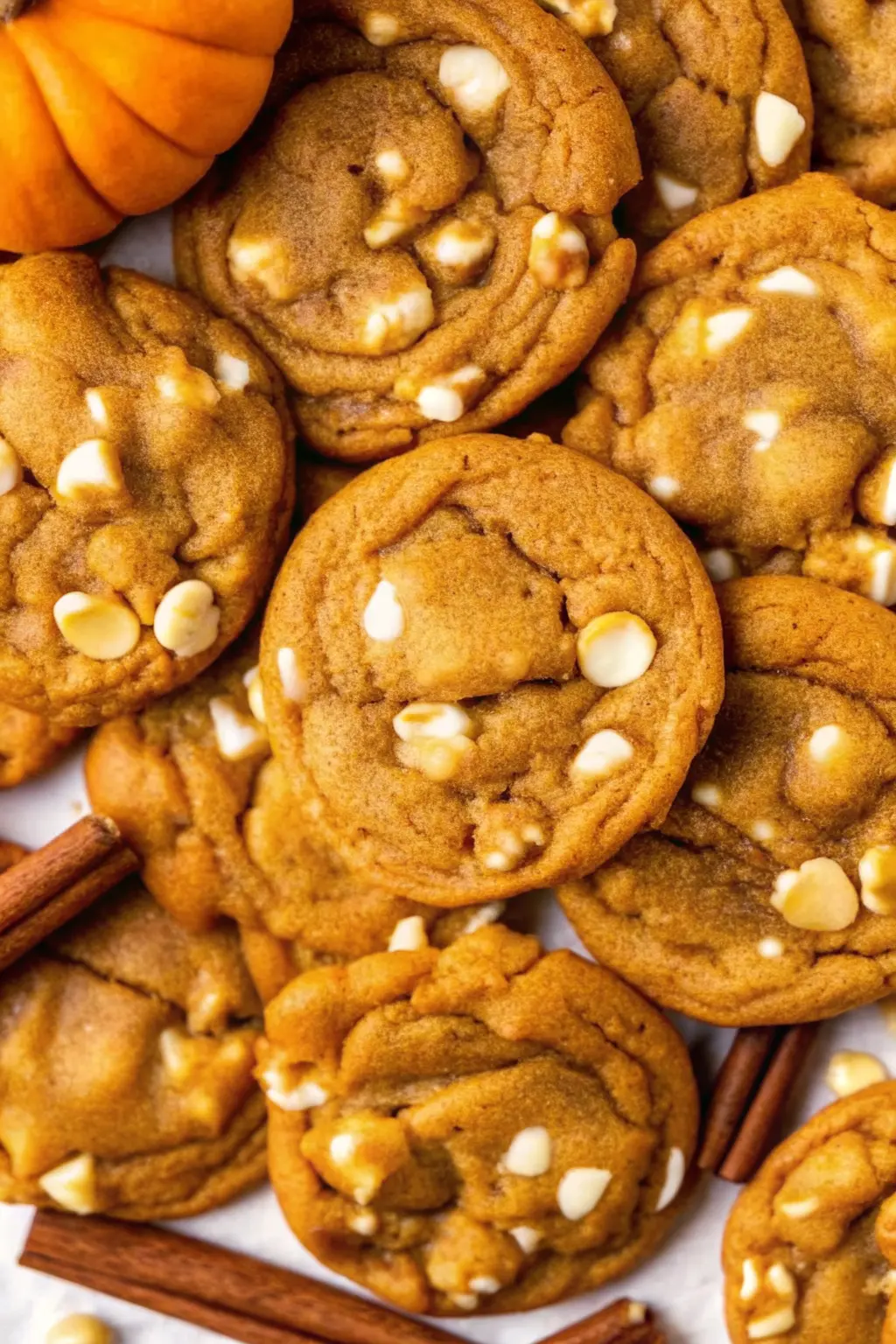 The Best Chewy Pumpkin White Chocolate Chip Cookies