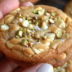 Brown Butter, Pistachio, and White Chocolate Chip Cookies