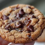 Caramel and Peanut Butter Chocolate Chip Cookie
