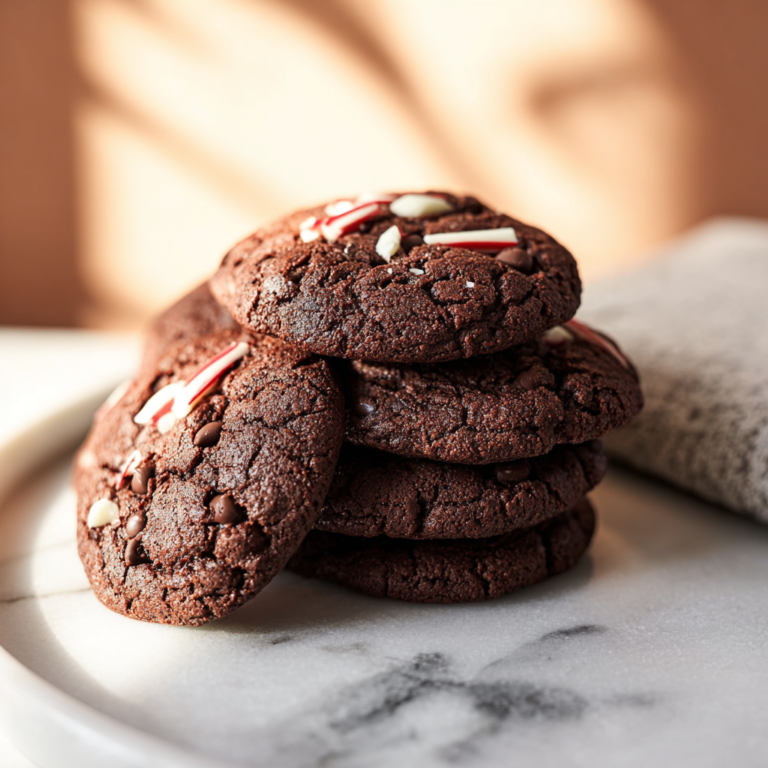Easy Chocolate Peppermint Cookies