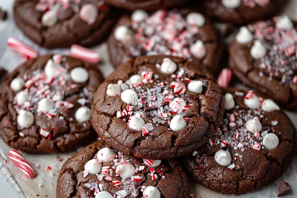 Chocolate Peppermint Cookies