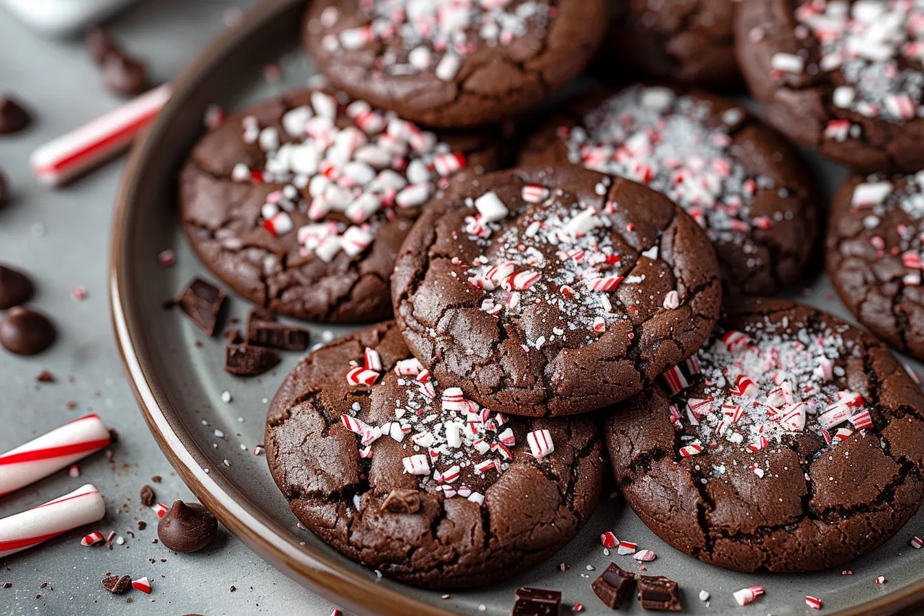 Chocolate Peppermint Cookies