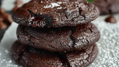 Chocolate lava cookies