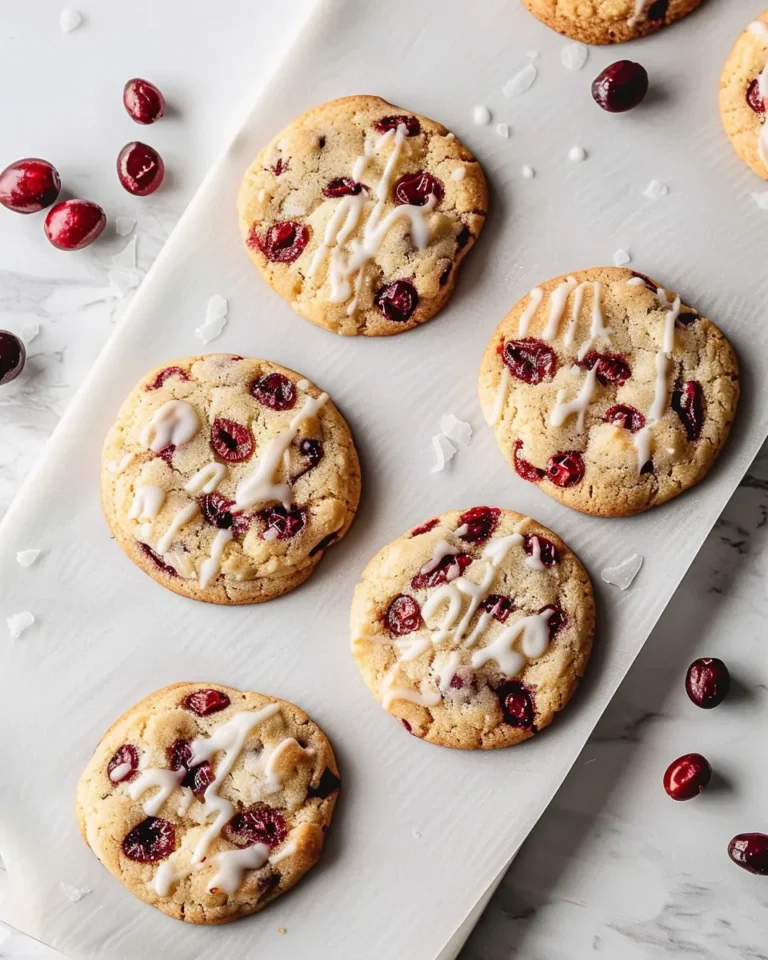 Easy Christmas Cranberry Orange Cookies Holiday Recipe
