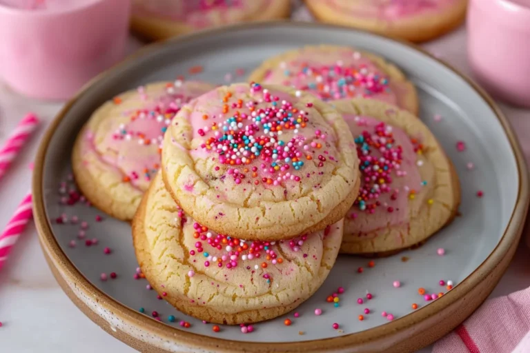 Funfetti Valentines Sugar Cookies