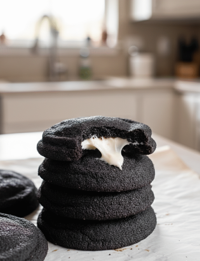 Black Velvet Cheesecake Cookies