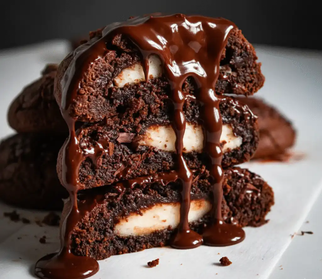 Chocolate Cheesecake Cookies