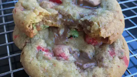 Chewy Christmas Candy Brown Sugar Cookies