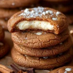 Gingerbread Cheesecake Cookies