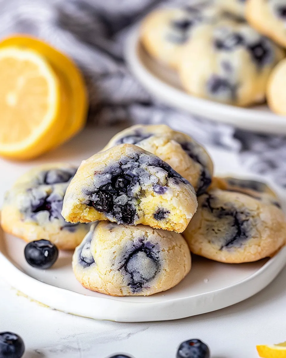 Lemon Blueberry Cheesecake Cookies ULTIMATE Recipe
