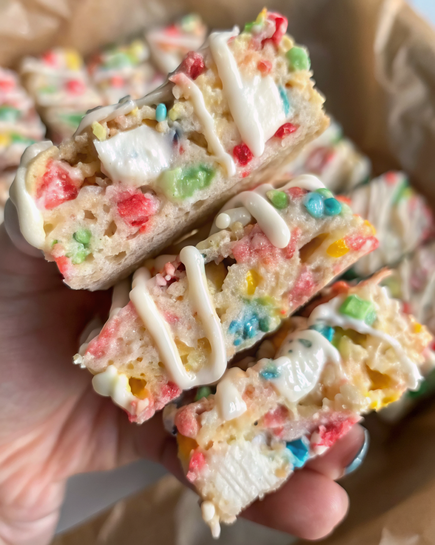 fruity rice crispy treats