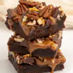 Chocolate turtle brownies