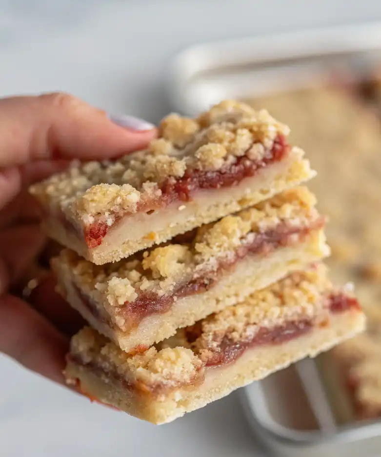 Strawberry Crumb Bars Recipe