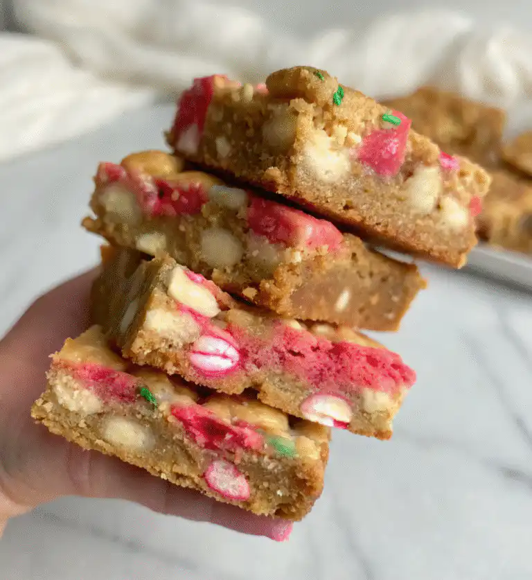 Frosted Animal Cracker Blondies