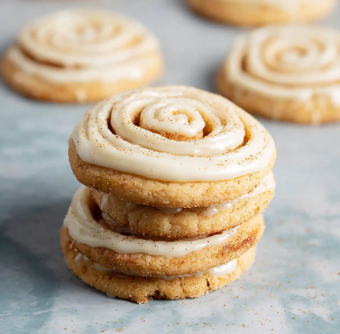 Soft & Chewy Cinnamon Roll Cookies