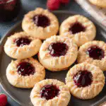 Raspberry Thumbprint Cookies