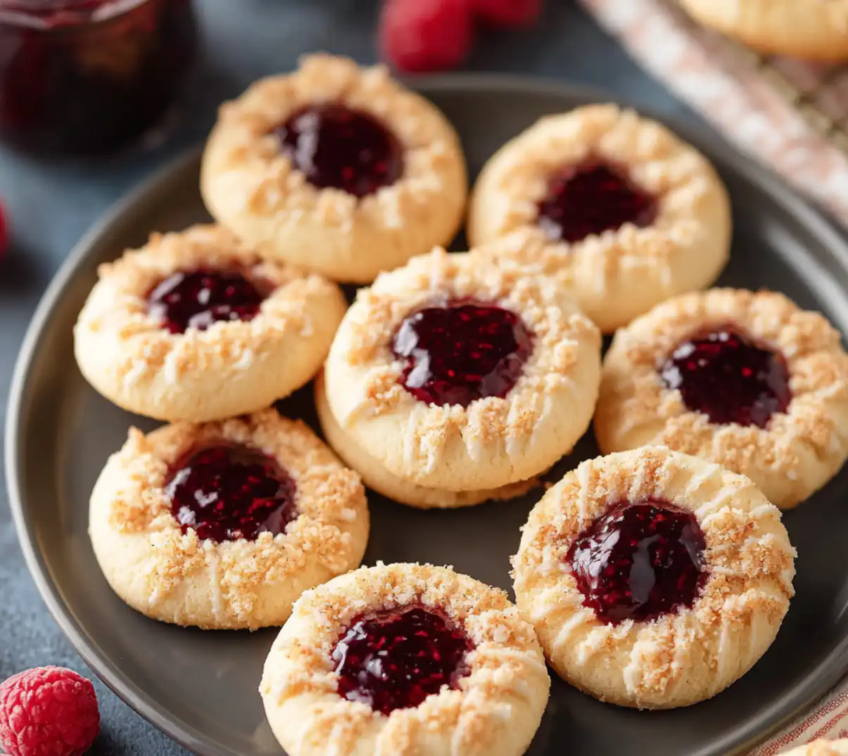 The Best Raspberry Thumbprint Cookies Recipe