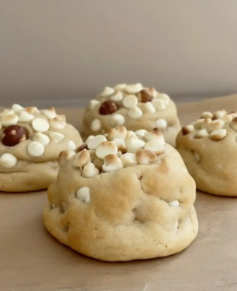 Bakery-Style White Chocolate Chip NYC Cookies