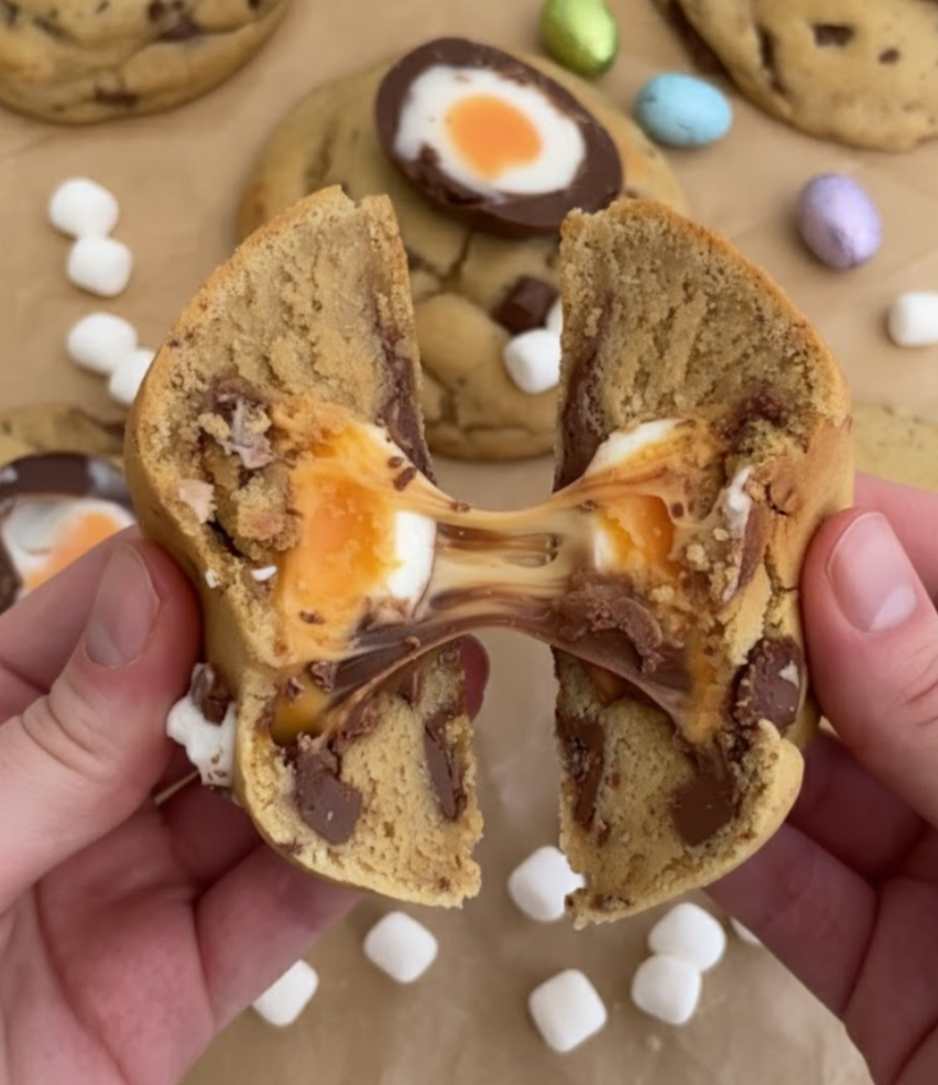 Creme Egg NYC Cookies