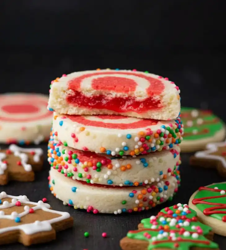 Christmas Pinwheel Cookies