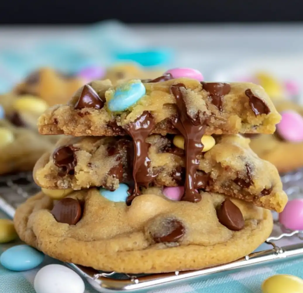 The BEST Easter Chocolate Chip Cookies