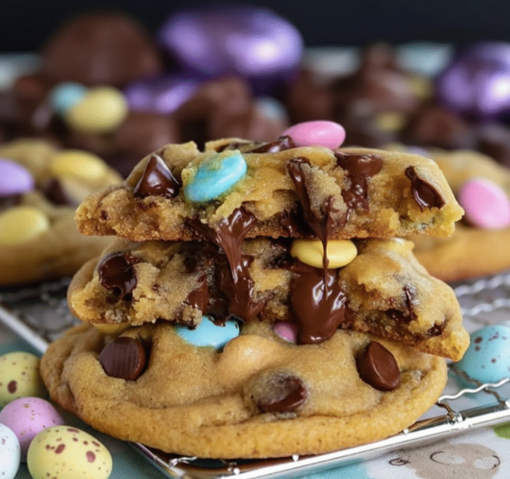 Easter Chocolate Chip Cookies