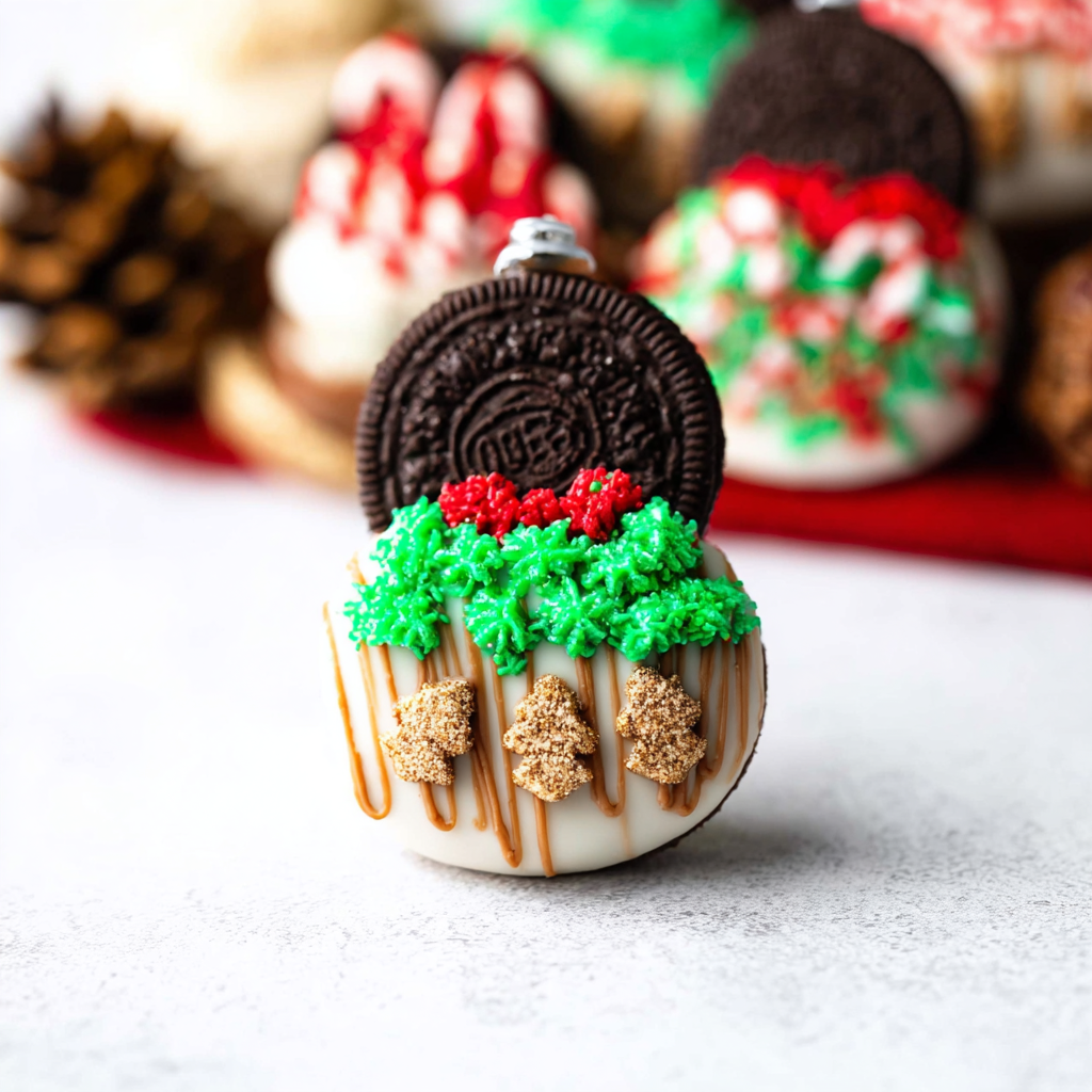 Christmas Oreo Ornament Cookies