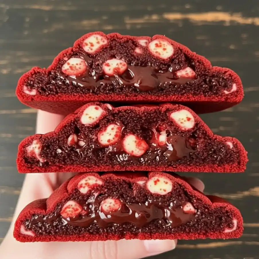 Giant NYC Red Velvet Cookies
