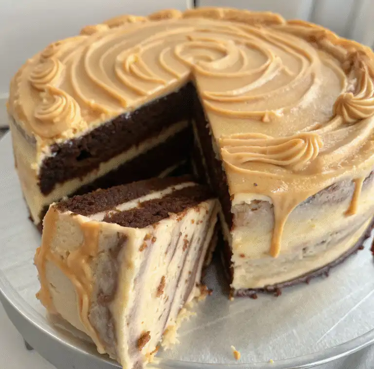 Salted Caramel Mocha Cake