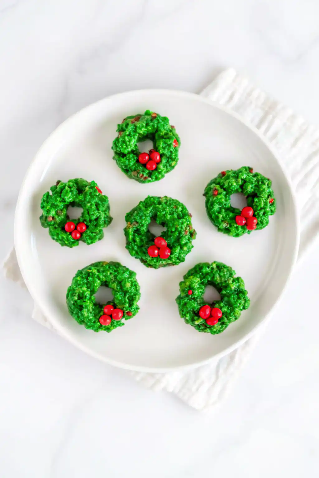 Christmas Wreath Cookies