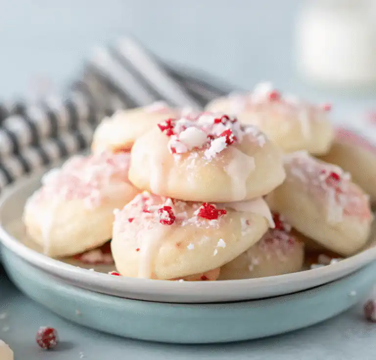 Easy Peppermint Meltaways Cookies