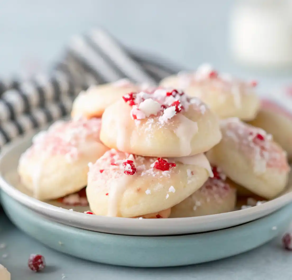 Easy Peppermint Meltaways Cookies