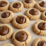 Peanut Butter Nutella Thumbprint Cookies