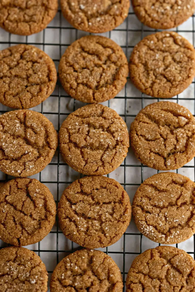 Chewy Gingersnap Cookies