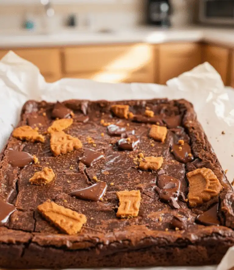 Decadent Biscoff Brownies