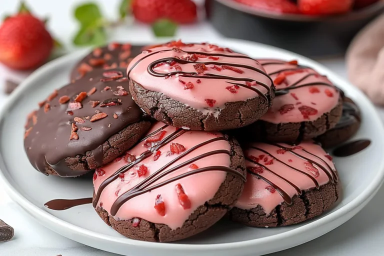 Decadent Chocolate Strawb Cookies