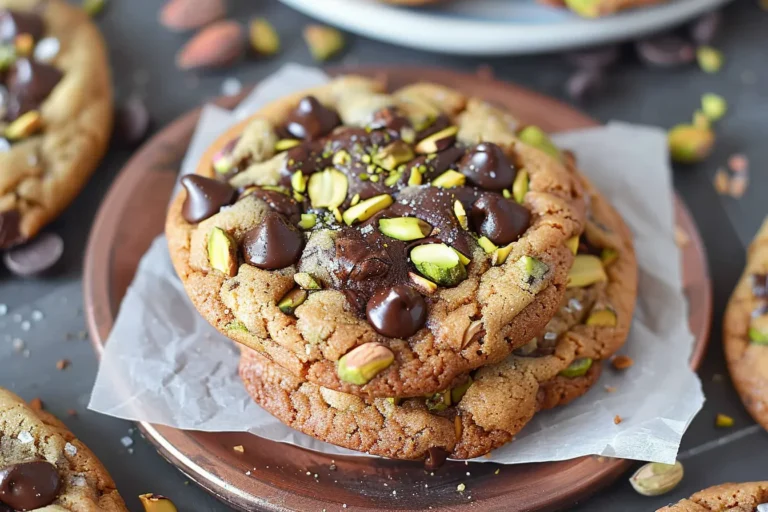 Delicious Pistachio Tahini Cookies