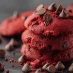Edible Red Velvet Cookie Dough