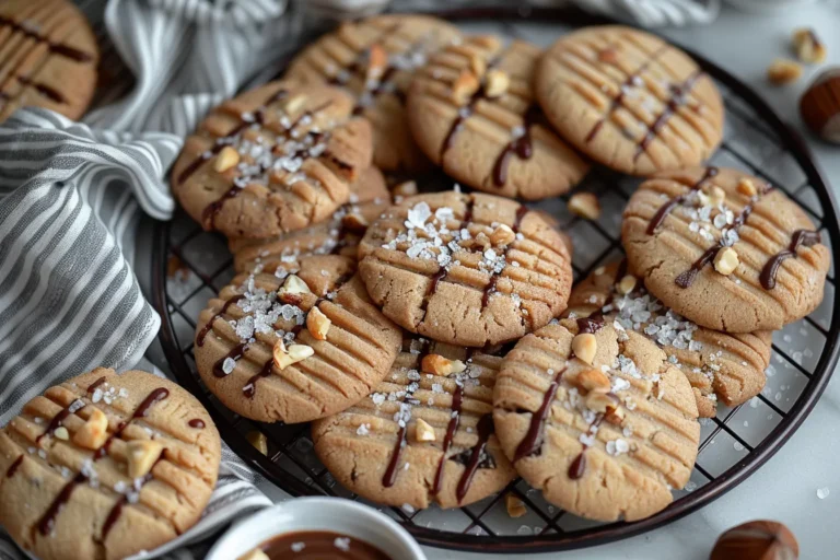 Mini Hazelnut Sea Salt Cookies