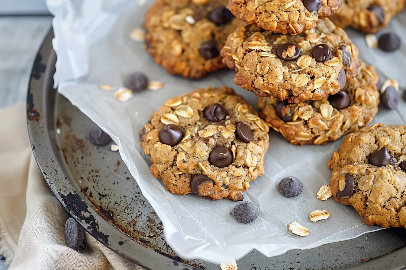Oatmeal Choc Chip Cookies