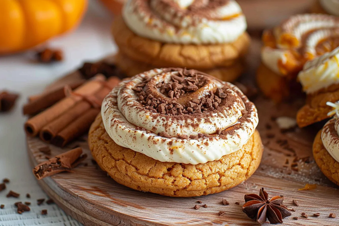 Pumpkin Tiramisu Cookies
