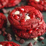 Red Velvet Chocolate Chip Cookies