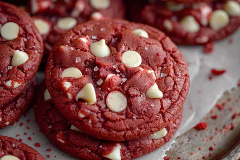 Red Velvet Cake Mix Cookies
