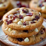 Soft White Chocolate Chip Cranberry Cookies