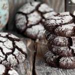 Vintage Chocolate Crinkle Cookies