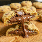 Tim Tam Stuffed Chocolate Chip Cookie