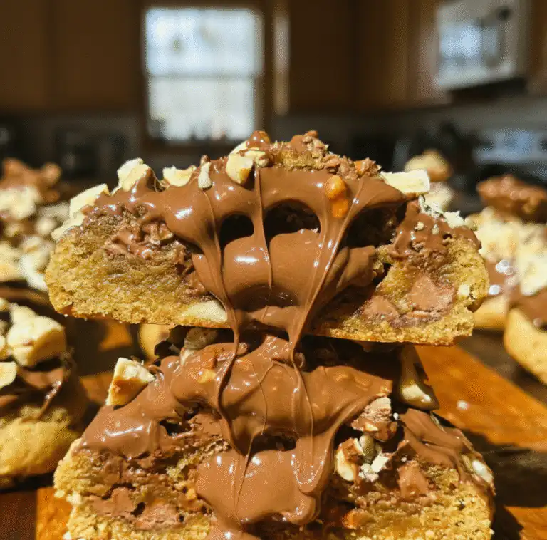 Ferrero Rocher Stuffed Cookies